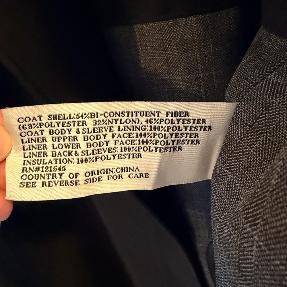 Men's Classic Black all weather trench coat